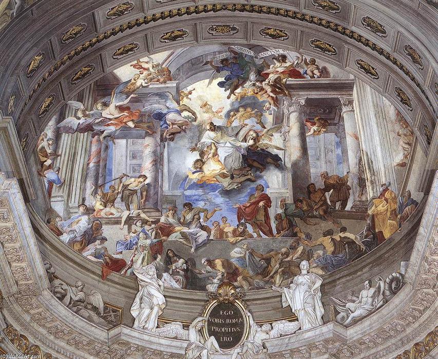 Allegory Of The Jesuits' Missionary Work (detail) — Andrea Pozzo