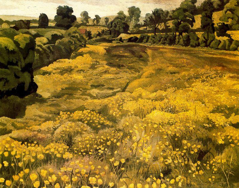 Buttercups In A Meadow — スタンリー・スペンサー
