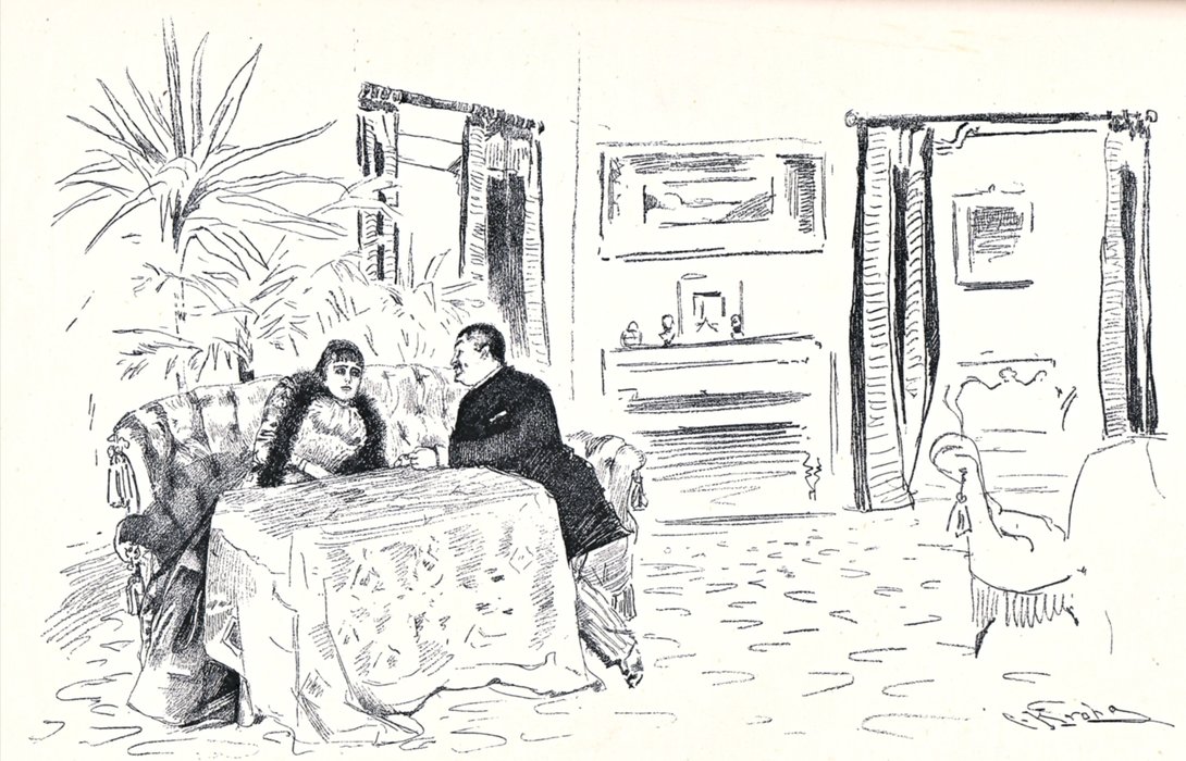Hedda Gabler Paa Kristiania Theater (1891) — Christian Krohg