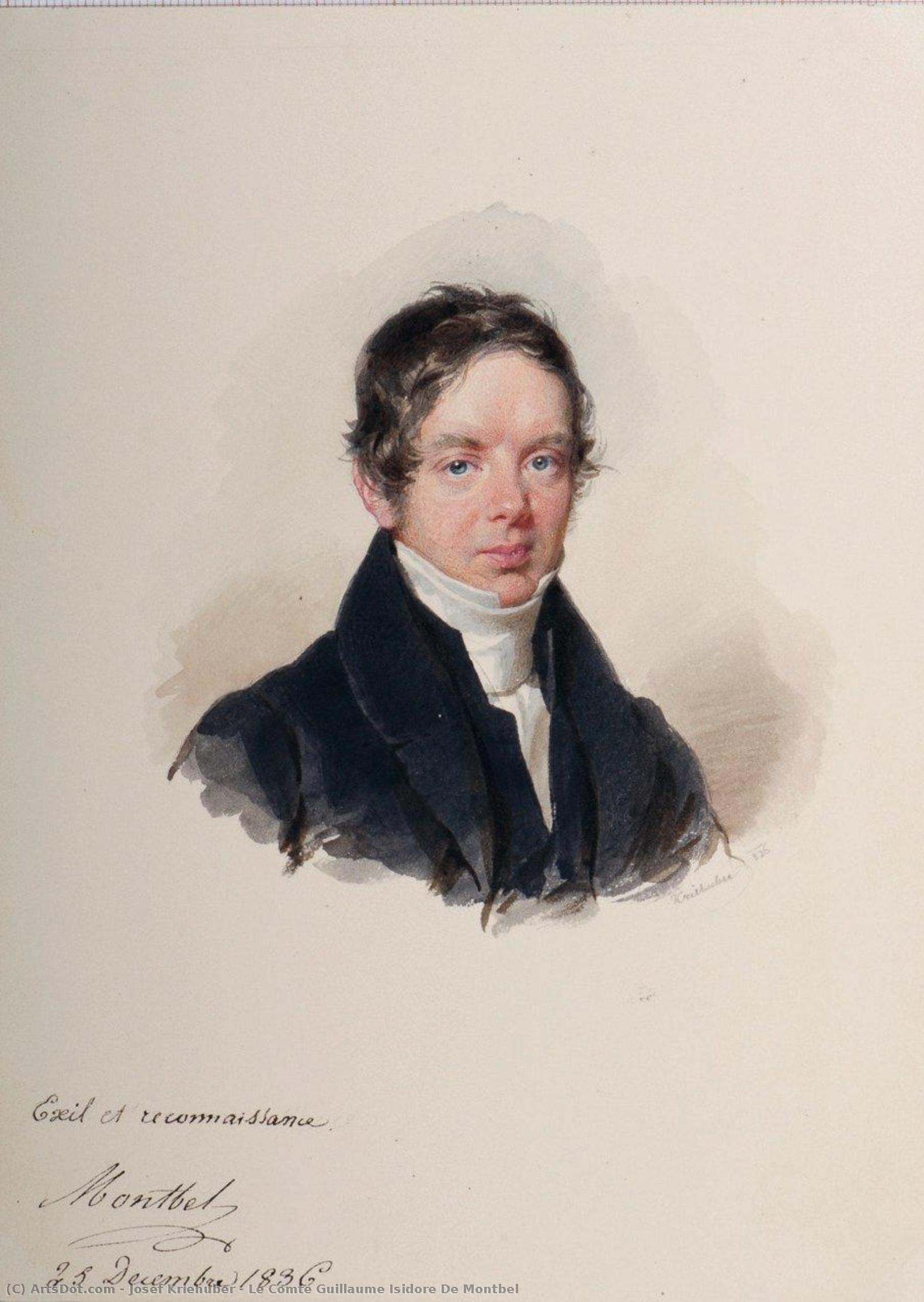 Le Comte Guillaume Isidore De Montbel — Josef Kriehuber
