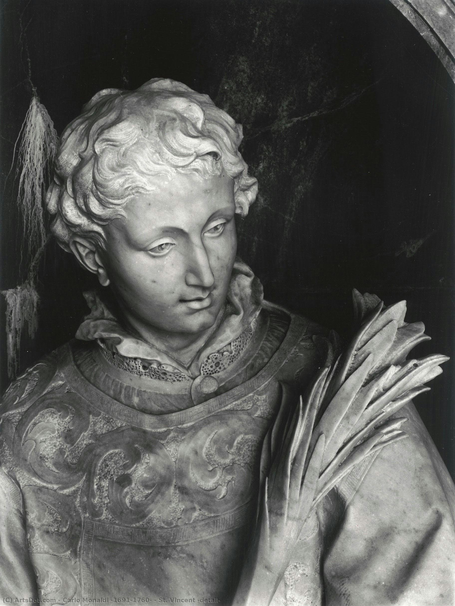 St. Vincent (detail) — Carlo Monaldi (1691-1760)
