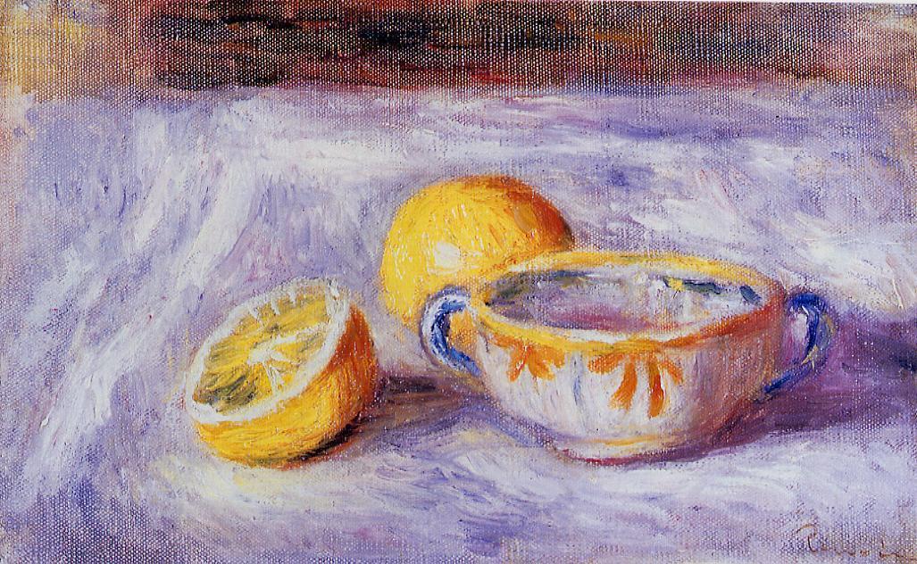 Still Life With Lemons — ピエール＝オーギュスト・ルノワール