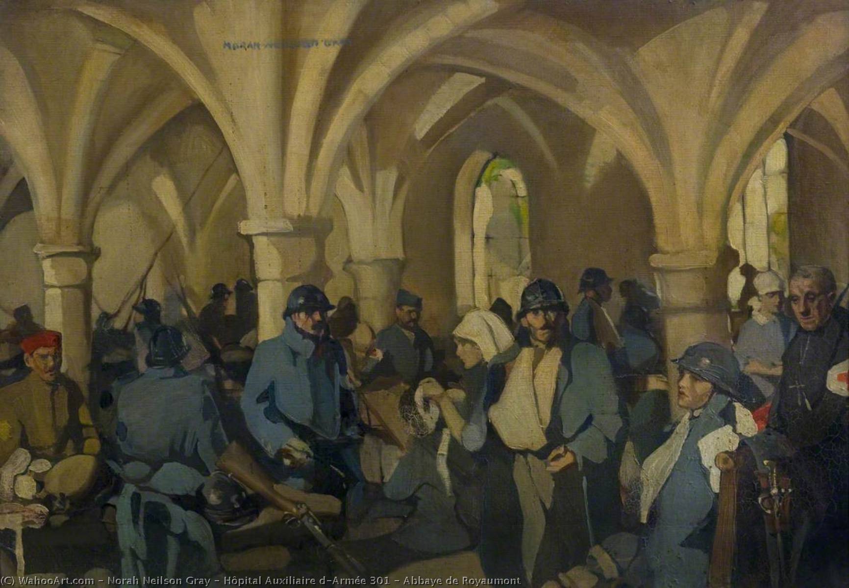Hôpital Auxiliaire D'armée 301 – Abbaye De Royaumont — Norah Neilson Gray