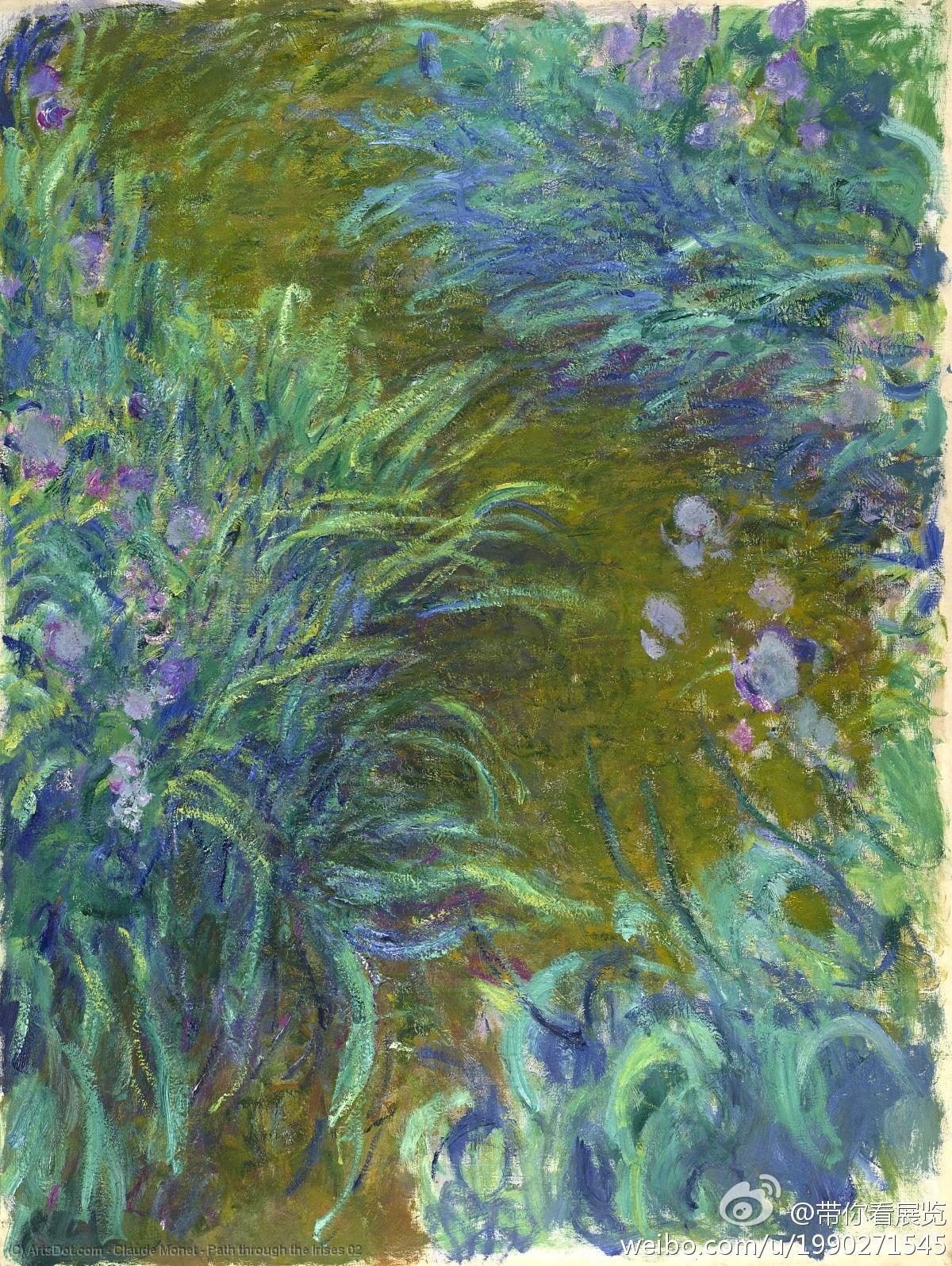 Path Through The Irises 02 — Клод Моне