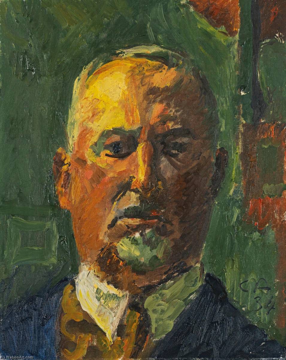 Selbstportrait, 1934 — Cuno Amiet
