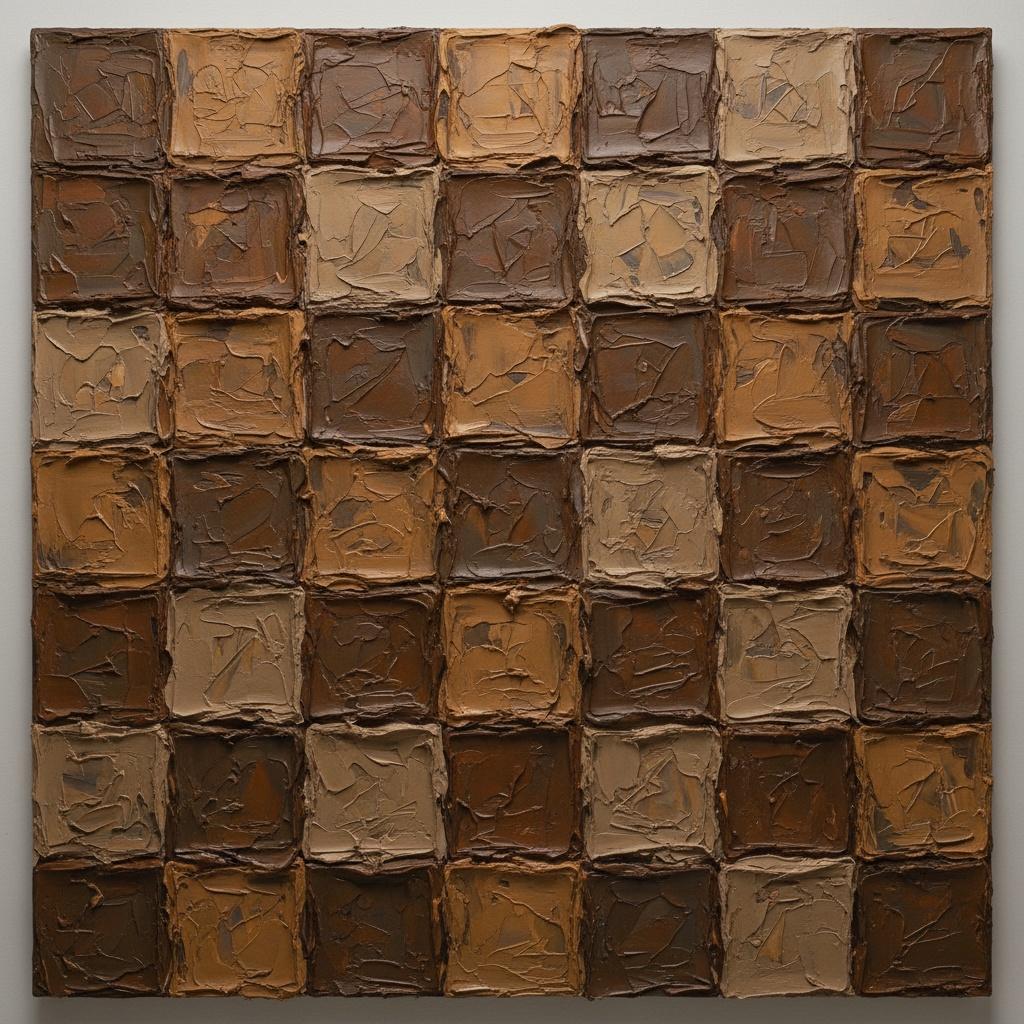 Eternal Topographies: A Sculpted Monolith Of Rhythmic Cells And Primordial Earth Tones — David Moreau