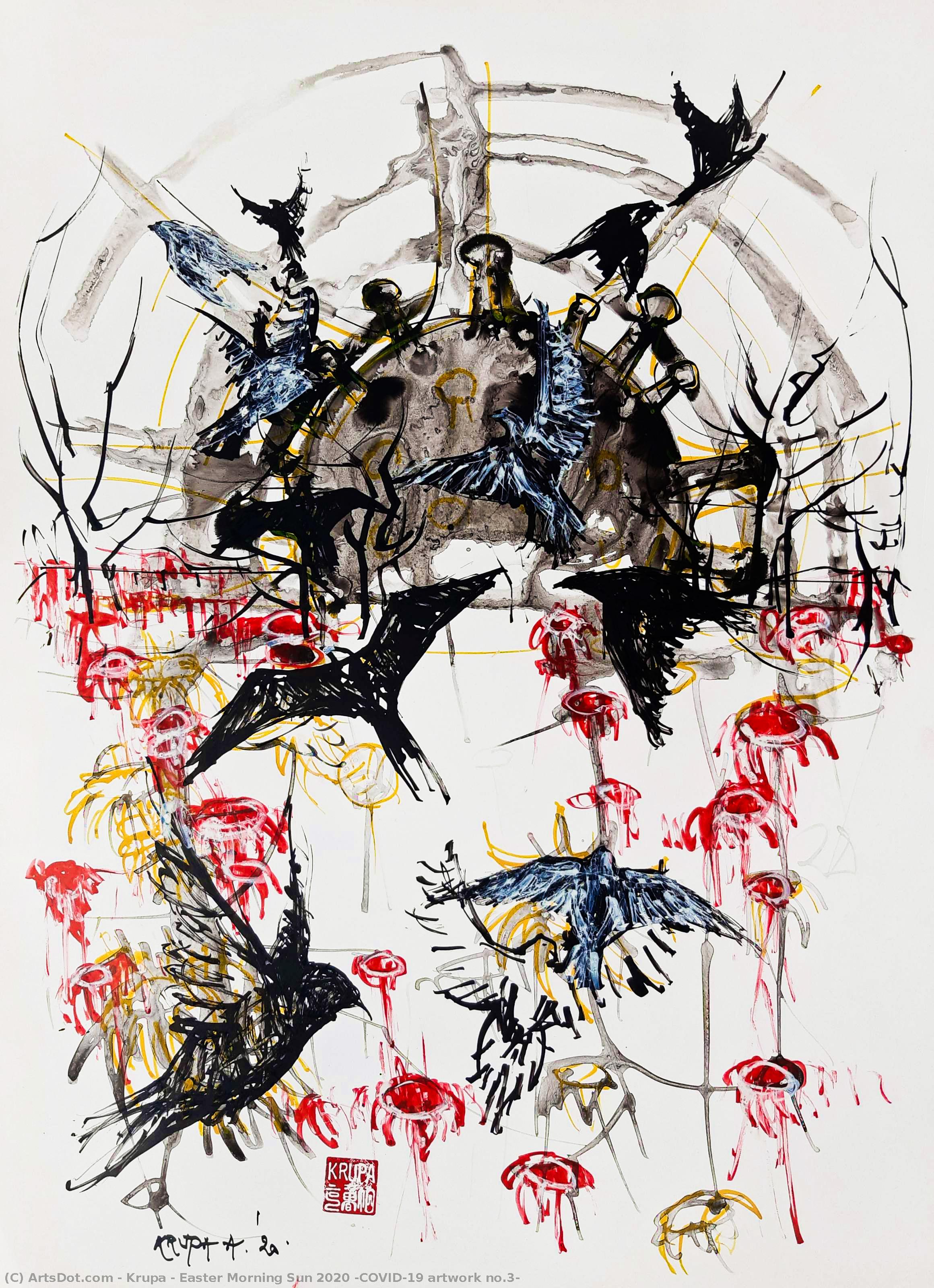 Easter Morning Sun 2020 (covid-19 Artwork No.3) — Krupa