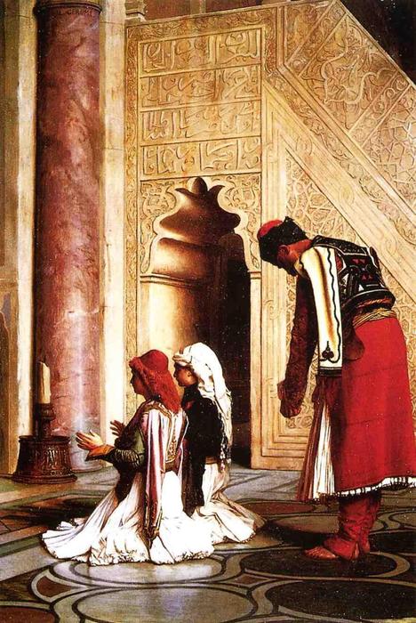 Young Greeks In A Mosque — Жан-леон Жерме