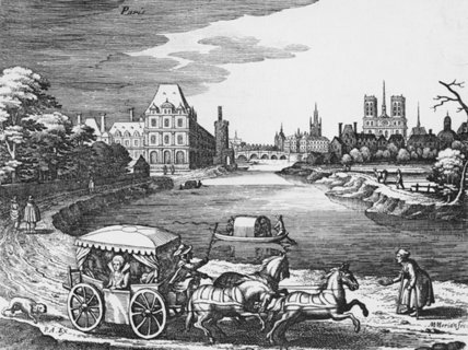 View Of The Louvre And The Tuileries — Matthäus The Younger Merian
