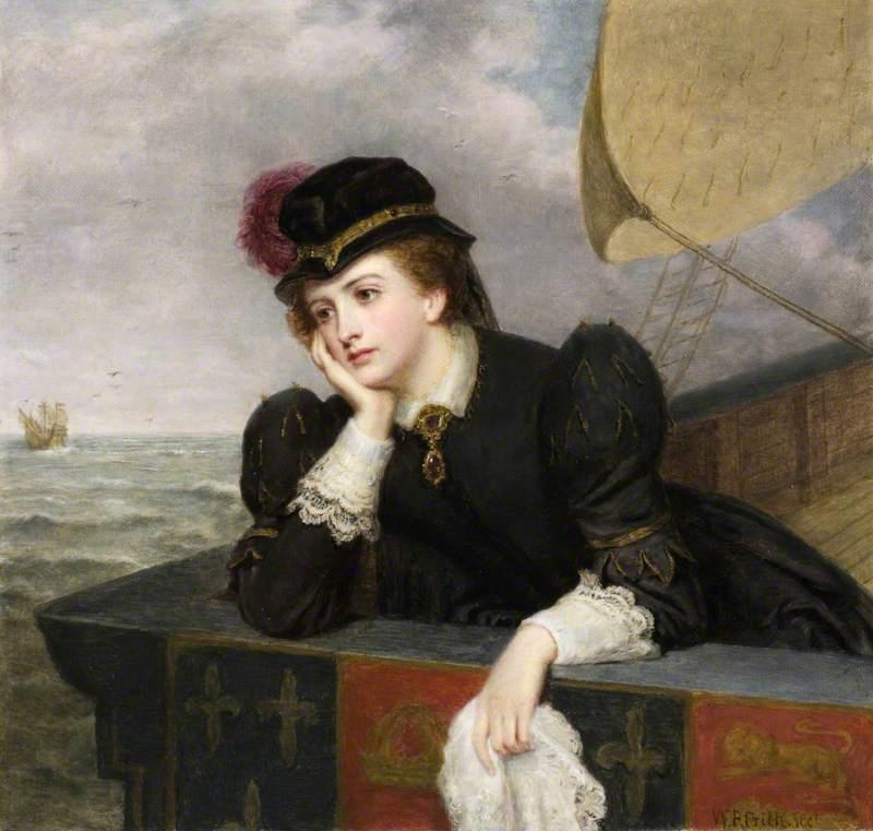 Mary, Queen Of Scots Bidding Farewell To France, 1561 — William Powell Frith