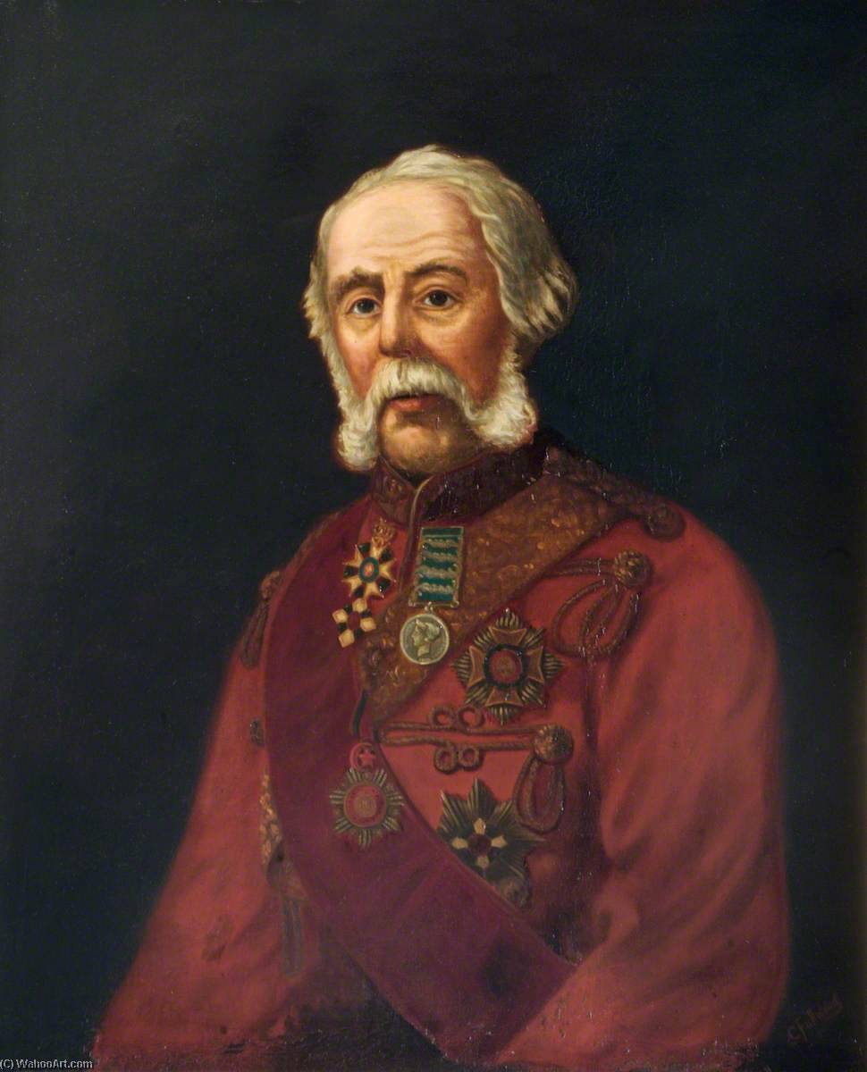 General Lord Airey, Colonel 7th Royal Fusiliers (1855–1868) — Charles Fullwood