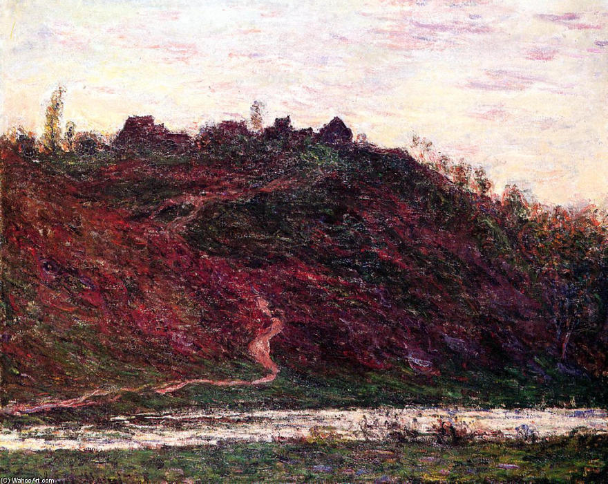 The Village Of La Coche-blond, Evening — Claude Monet