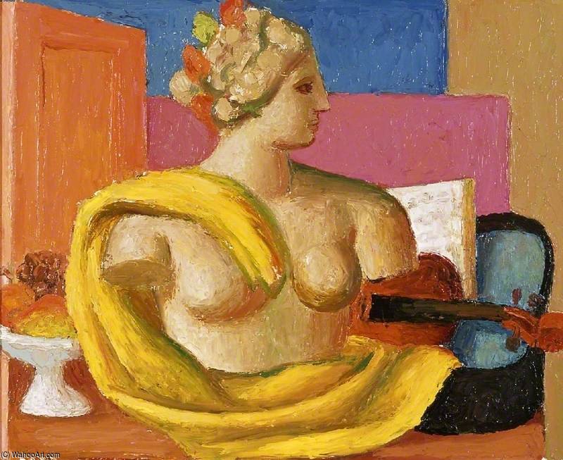 Violin And Bust — Mark Gertler
