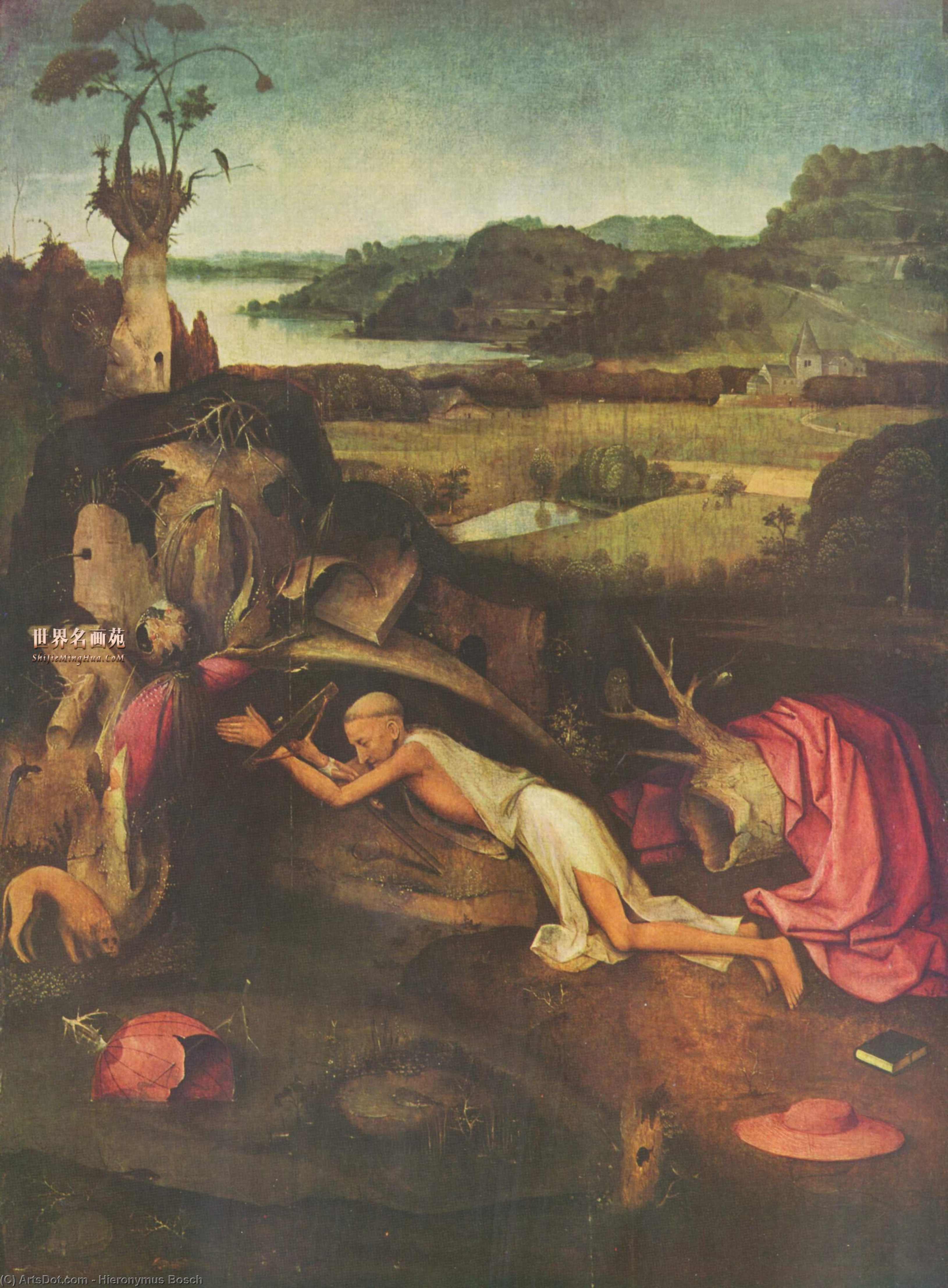 St. Jerome Praying — ヨルハナムス・ボッシュ