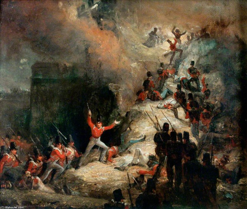 Lieutenant Colonel Macleod At Badajoz — Джон Август Аткинсон