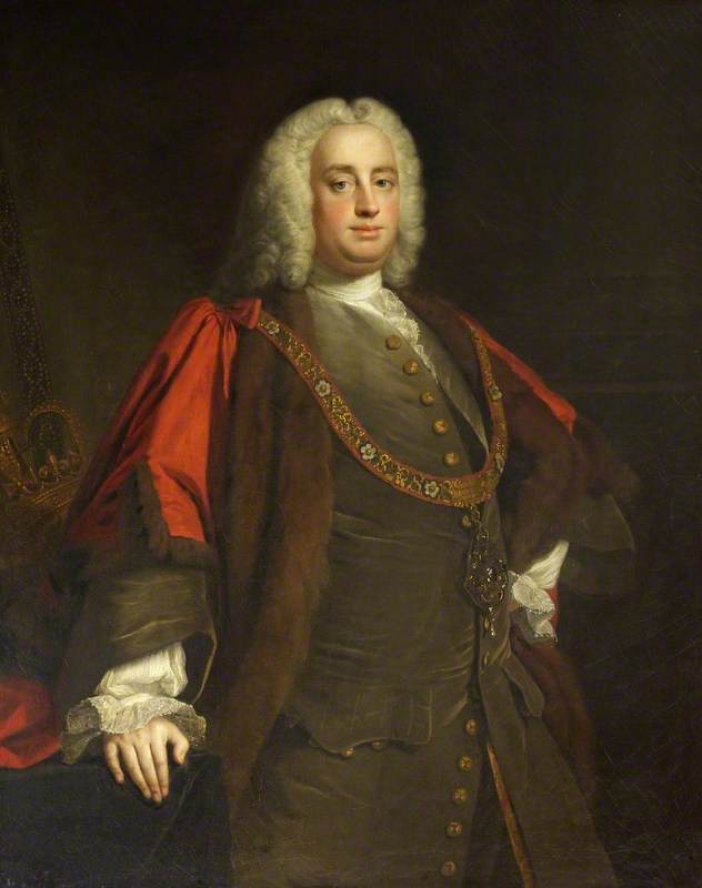 Sir Richard Hoare Ii (1709–1754), Kt, As Lord Mayor Of London — Allen Ramsay