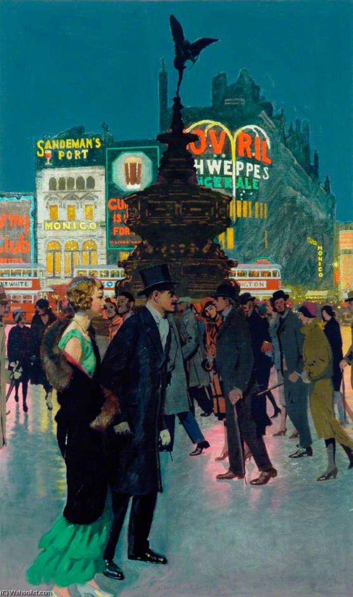 London (great Western Railway Poster Artwork) — Charles Pears