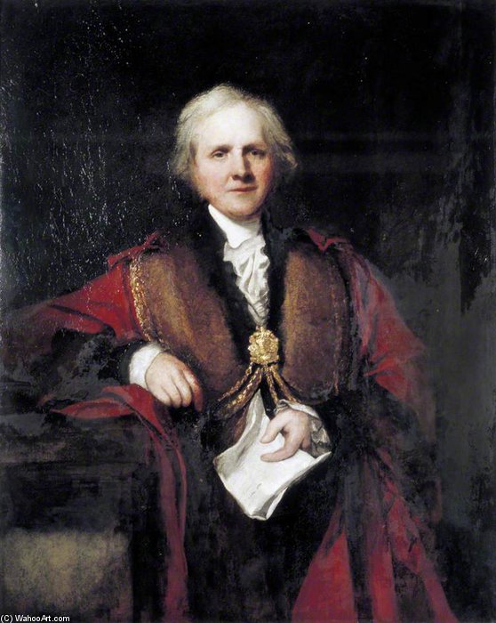 William Cubitt, Lord Mayor Of London — Anthony Vandyke Copley Fielding