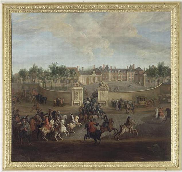 Vue Du Chateau De La Muette — Martin Pierre Denis (martin Le Jeune)