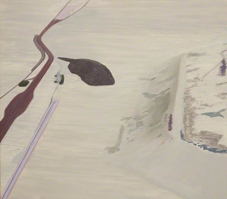 Canal, Hill, Rail — Carol Rhodes