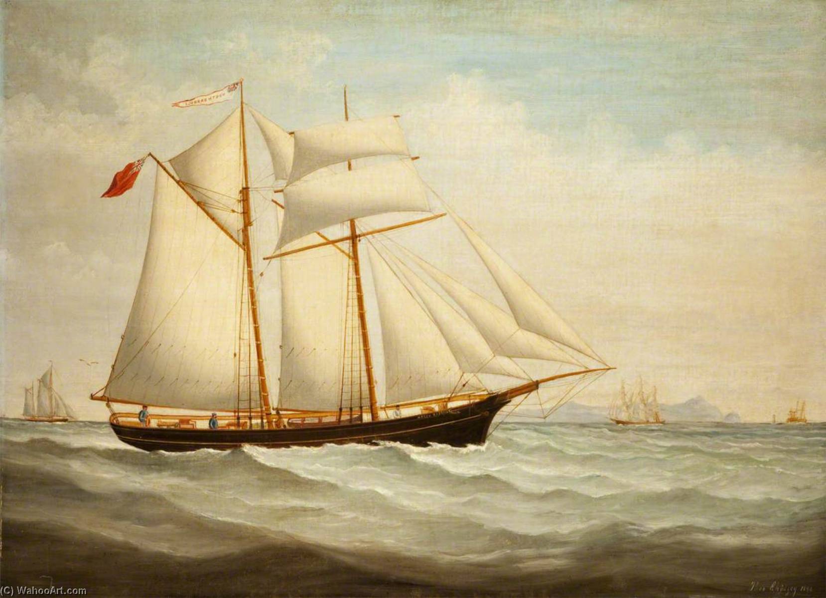 Schooner 'north Barrule' Of Ramsey — Thomas Chidgey