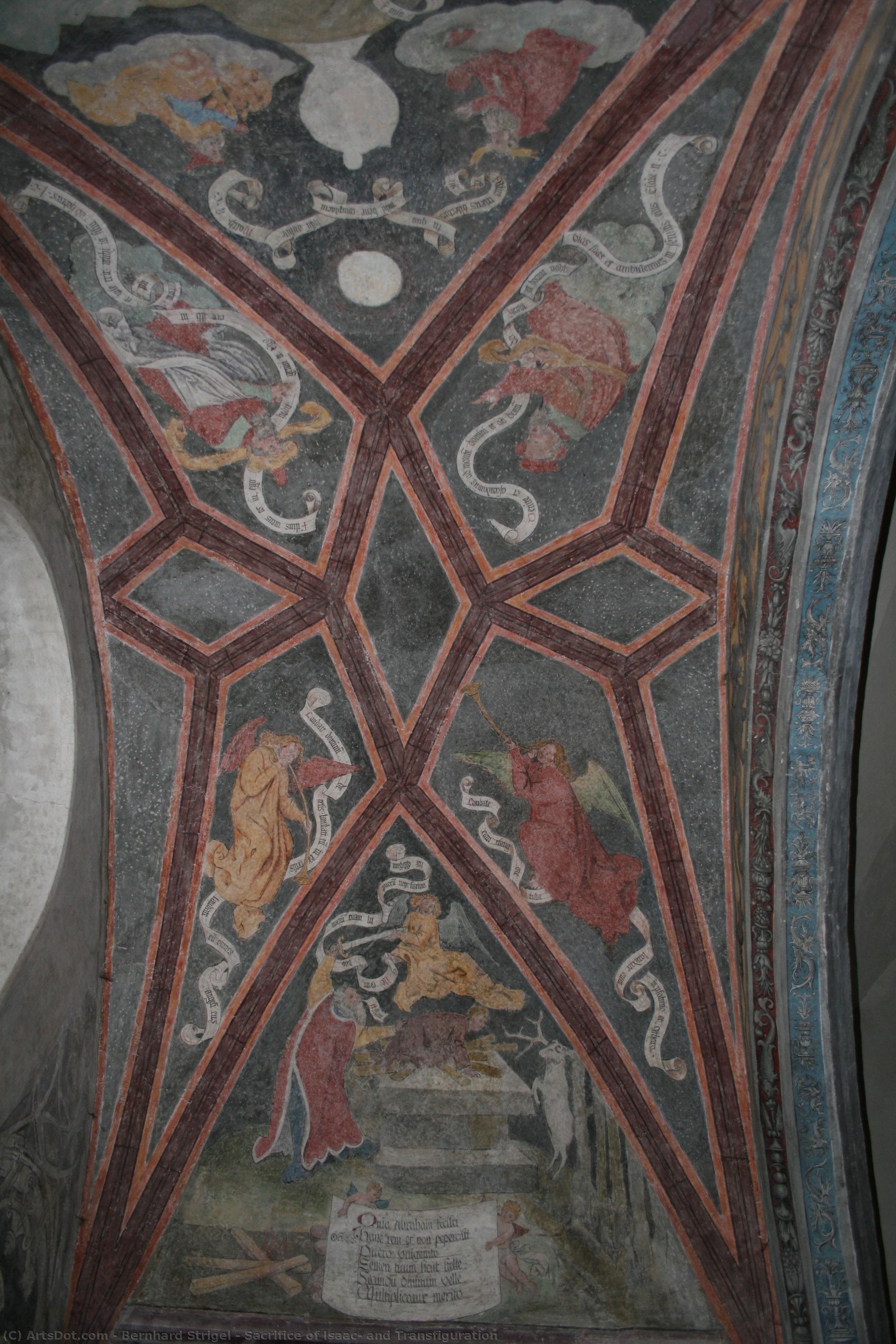 Sacrifice Of Isaac, And Transfiguration — Bernhard Strigel