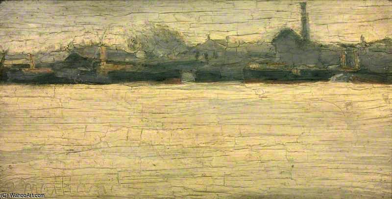 Surrey Side Of The River - Grey Day — Paul Fordyce Maitland