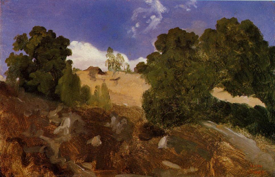 At Fontainebleau — Jean-baptiste-camille Corot