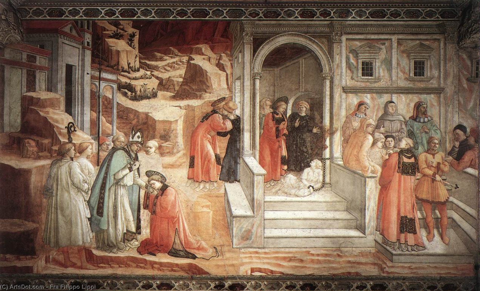 Disputation In The Synagogue — Filippo Di Tommaso Lippi