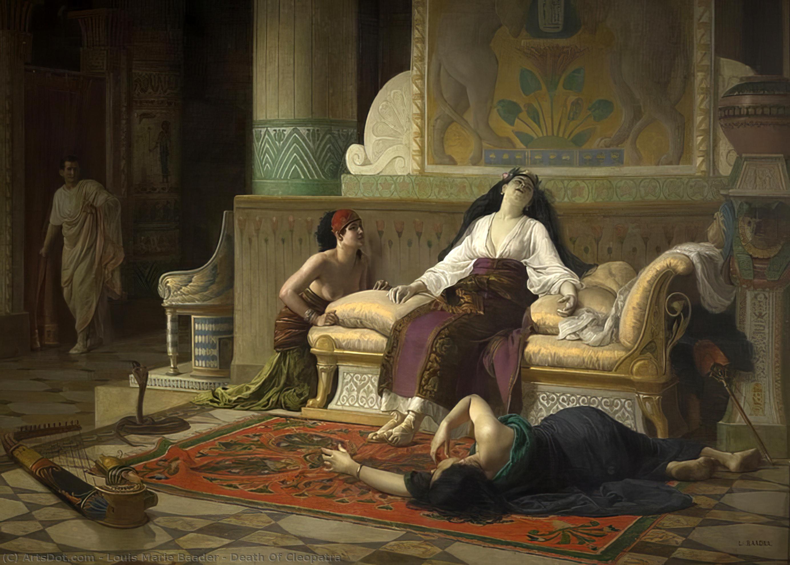 Death Of Cleopatra — Louis Marie Baader