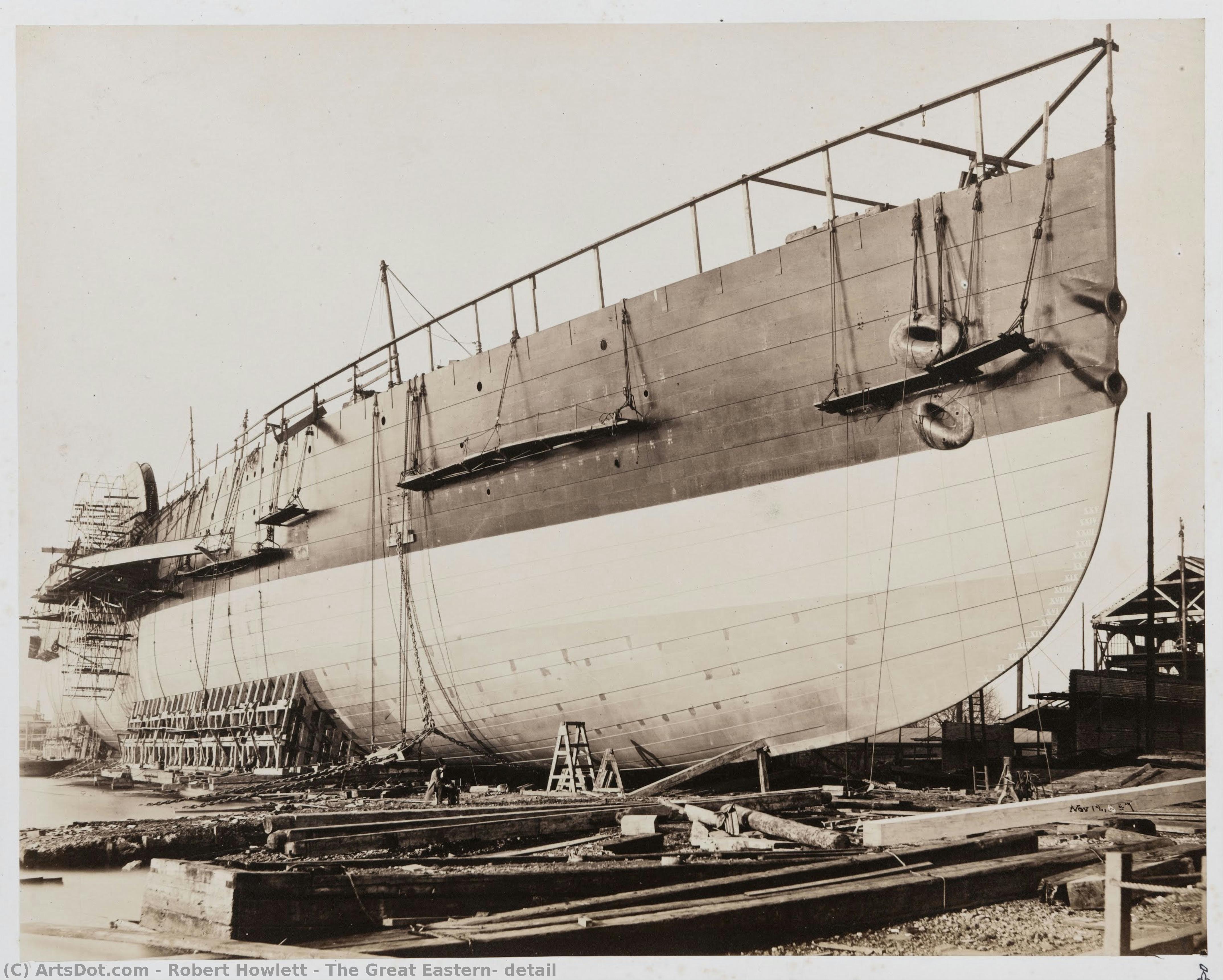 The Great Eastern, Detail — Robert Howlett