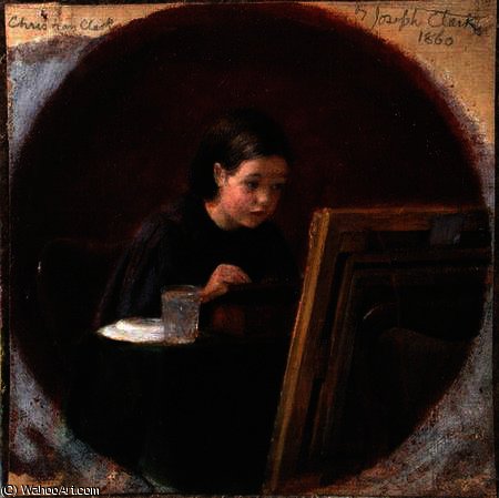 Portrait Of Christina Mary Clark — Joseph Clark