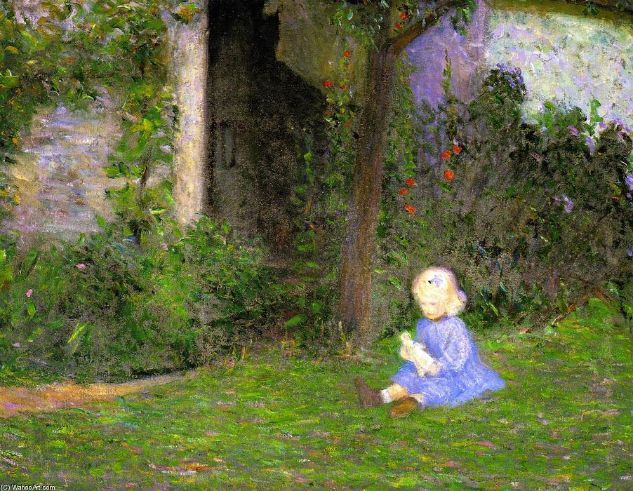 Child In A Walled Garden, Giverny — Lilla Cabot Perry