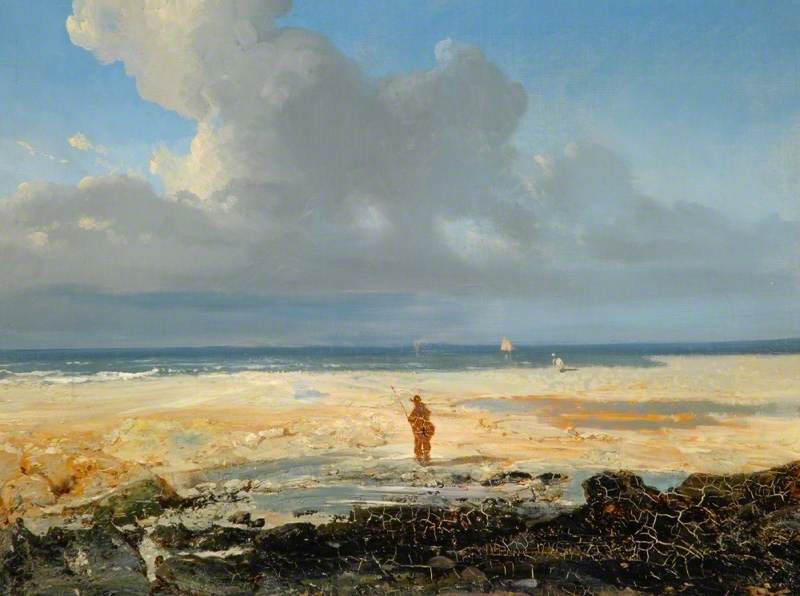 Sketch On The Seashore Near Boulogne Sur Mer, France — Joséphine Bowes