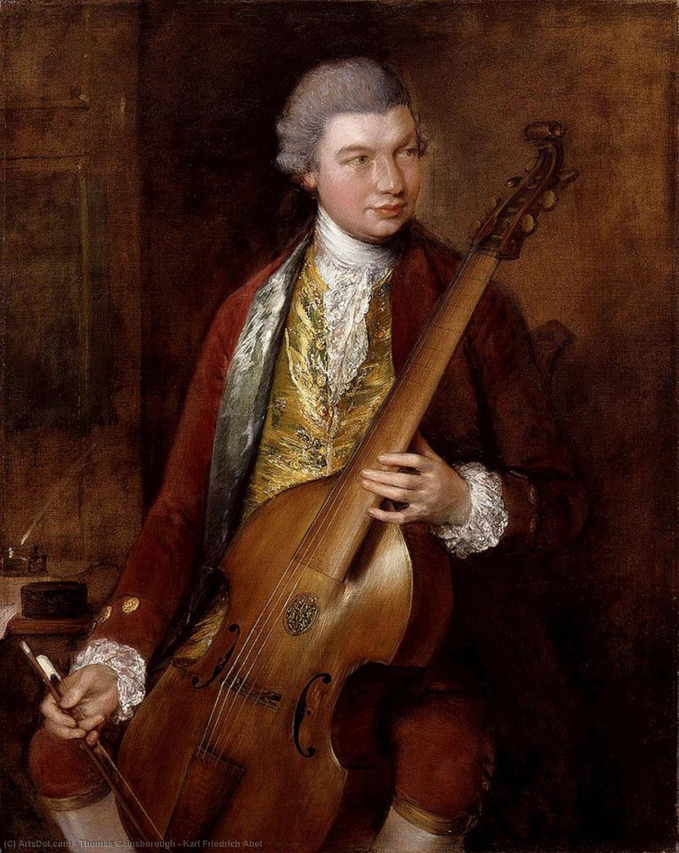 Karl Friedrich Abel — Thomas Gainsborough