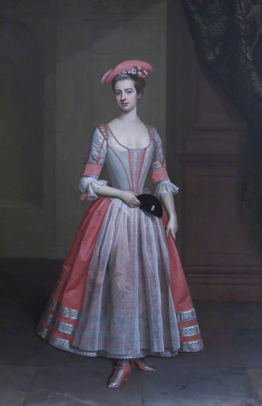 Henrietta Hobart (c.1688–1743), The Honourable Mrs Howard, Later Countess Of Suffolk — Thomas Gibson