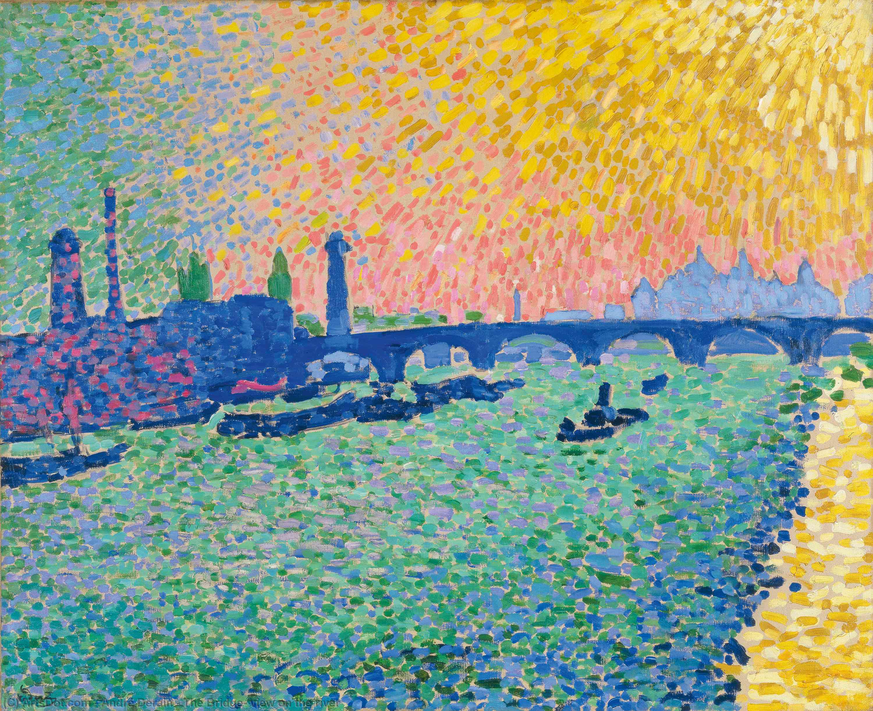 The Bridge, View On The River — André Derain