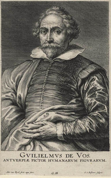 Guiliam De Vos By Anthony Van Dyck — Schelte Adamsz Bolswert