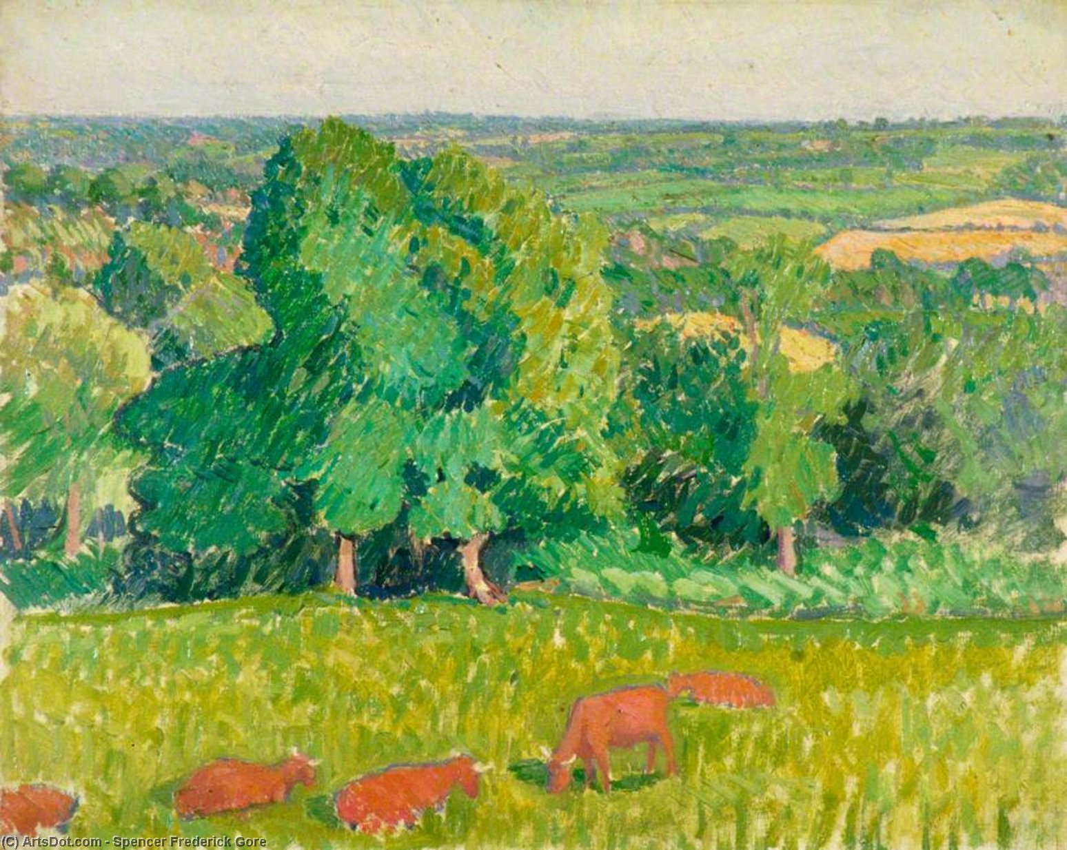 Somerset Landscape — Spenser Frederik Gor
