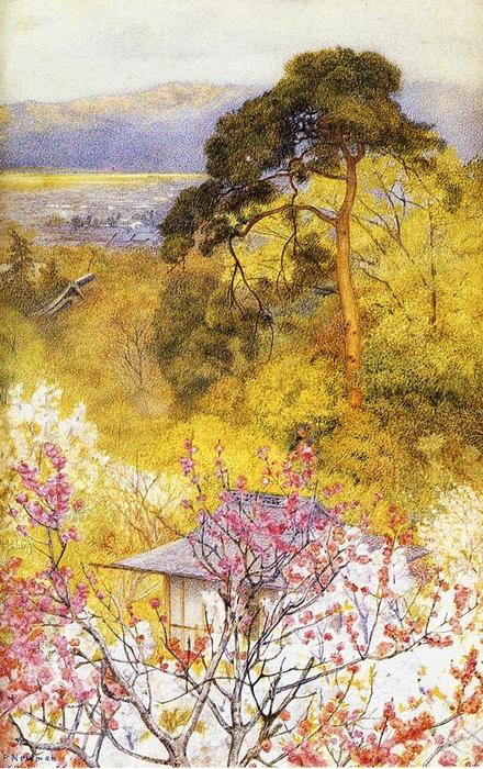Cherry Blossom, Kyoto — Henry Roderick Newman