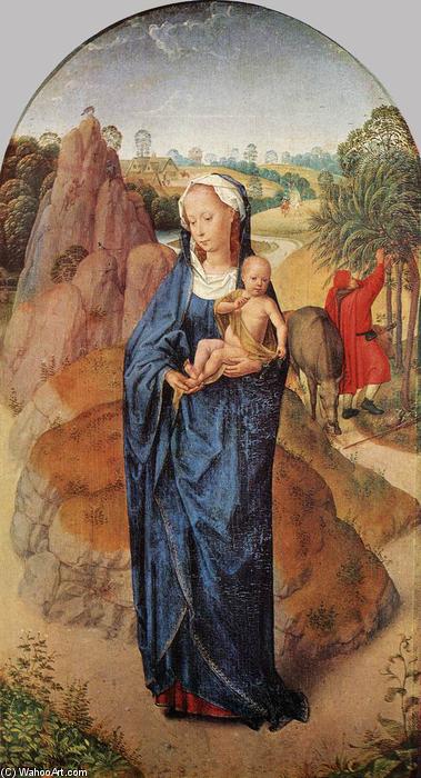 Virgin And Child In A Landscape — Memling, Hans