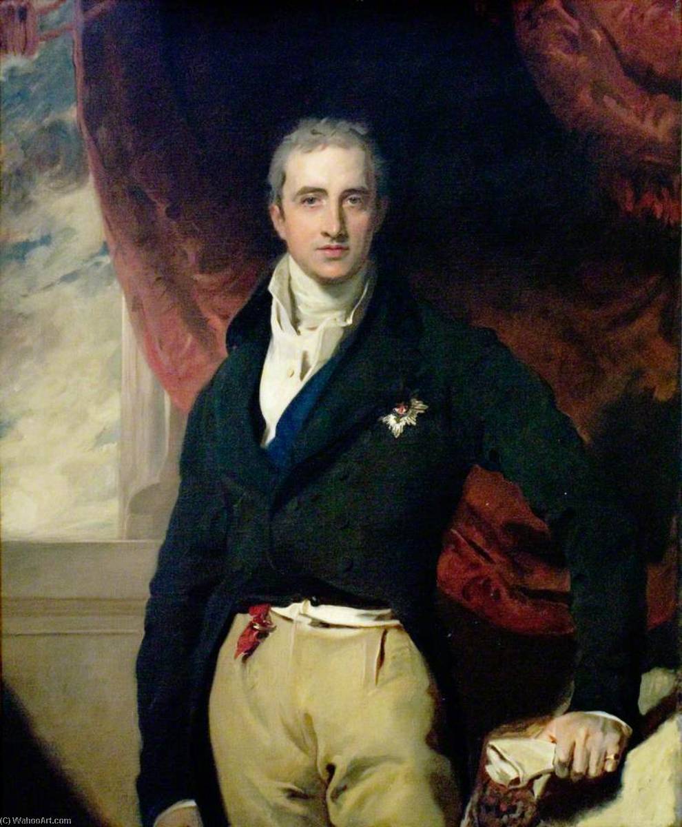 Lord Castlereagh (1769–1822), 2nd Marquess Of Londonderry, Statesman (copy Of Thomas Lawrence) — Edmond Brock