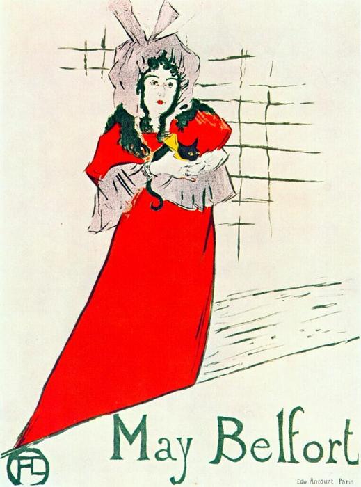 May Belfort (singing Daddy Wouldn't Buy Me A Bow-wow) — Henri De Toulouse-lautrec