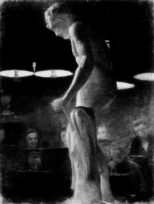 Academia En El Taller De Gustave Moreau — Albert Marquet