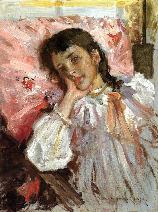 Tired (also Known As Portrait Of The Artist's Daughter) — William Merritt Chase