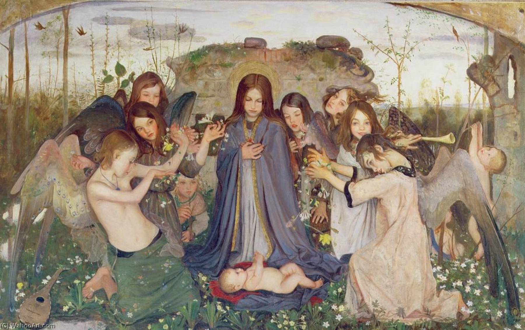 Madonna And Child With Angels — Mark Lancelot Symons