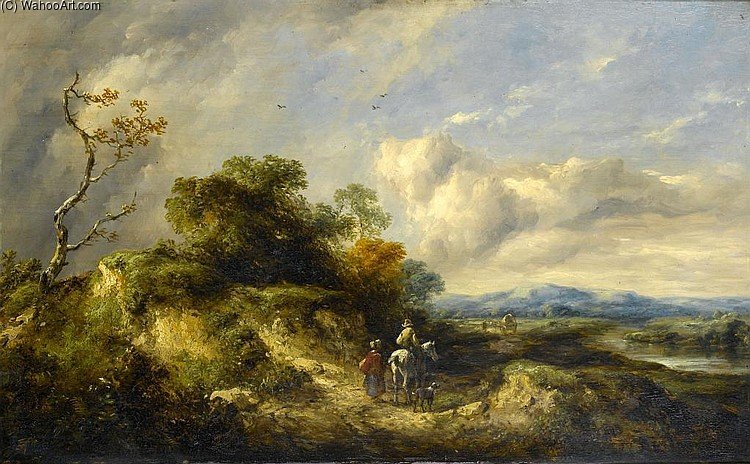 A View On Mousehold Heath Near Norwich — Richard Hilder
