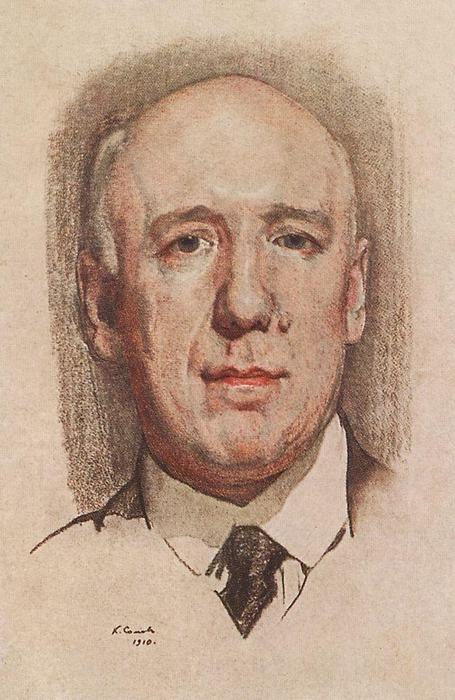 Portrait Of F. Sologub — Konstantin Andreevic Somov
