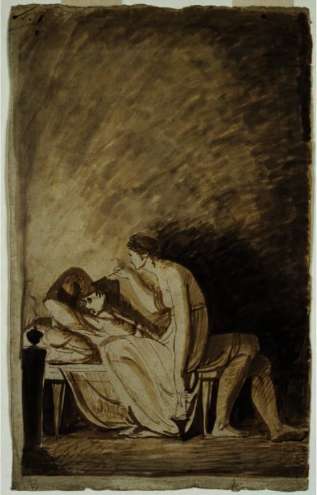 The Origin Of Painting — George Romney