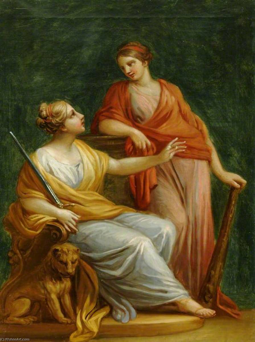 Justice And Strength (fortitude) — Antonio Zucchi